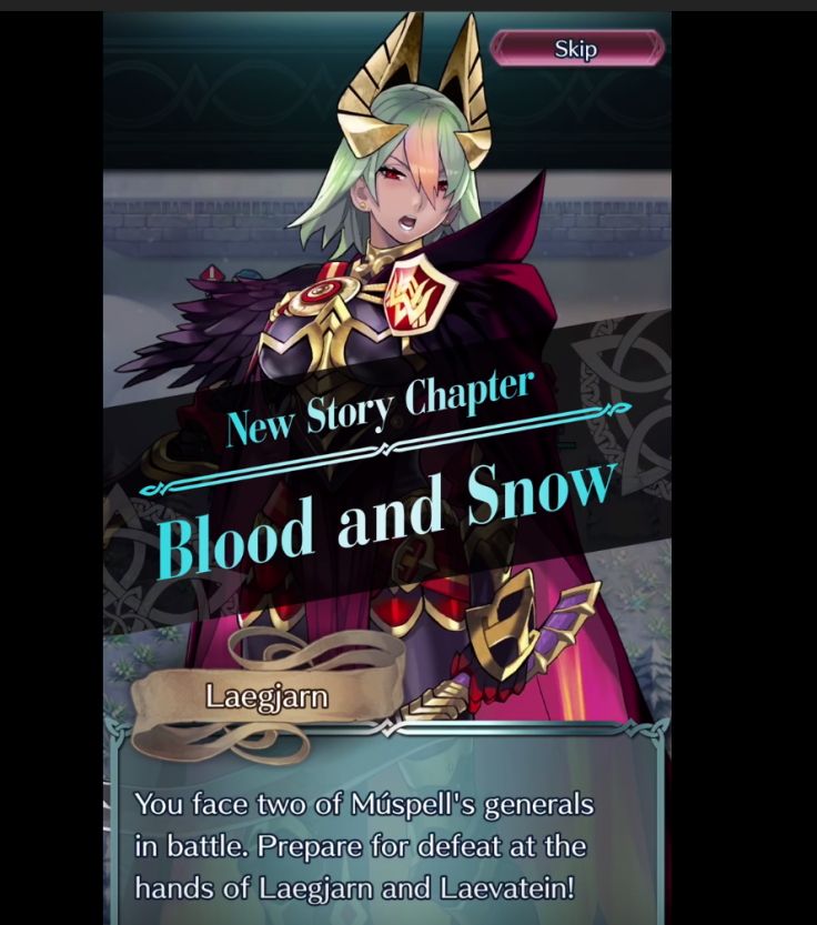 A new story chapter, "Blood and Snow" will accompany the Fallen Heroes update.