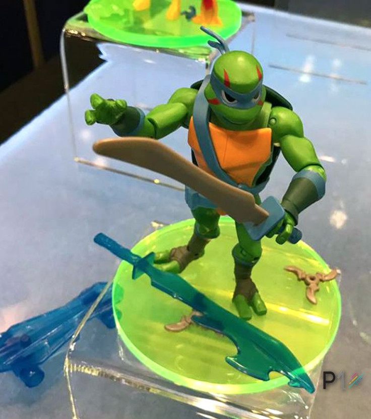 New Playmates Rise Of The Teenage Mutant Ninja Turtles action figure of Leonardo.