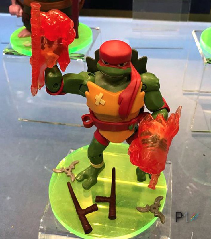 New Playmates Rise Of The Teenage Mutant Ninja Turtles action figure of Raphael.