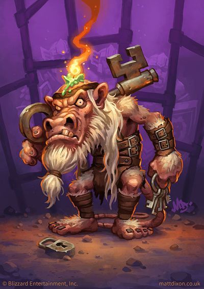 Drygluch Jailor, he took every candle.