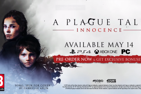 A Plague Tale: Innocence confirms May 14 launch. 