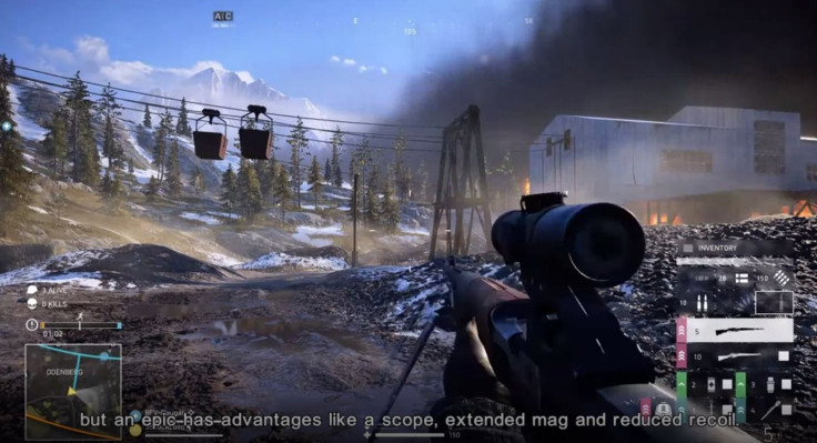 A look at weapon rarity in Battlefield 5's Firestorm mode