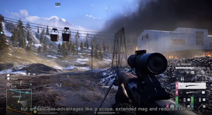 A look at weapon rarity in Battlefield 5's Firestorm mode