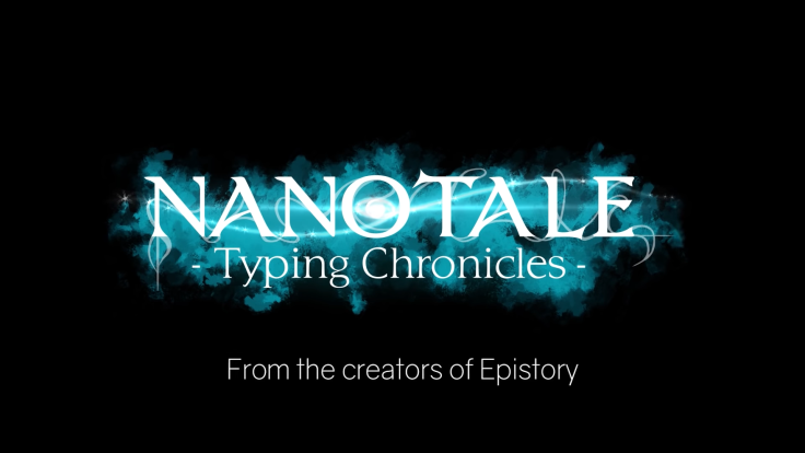 Nanotale will be released in late 2019 on PC because... it's a typing game.