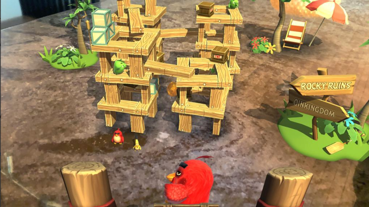 Screenshot of Angry Birds AR