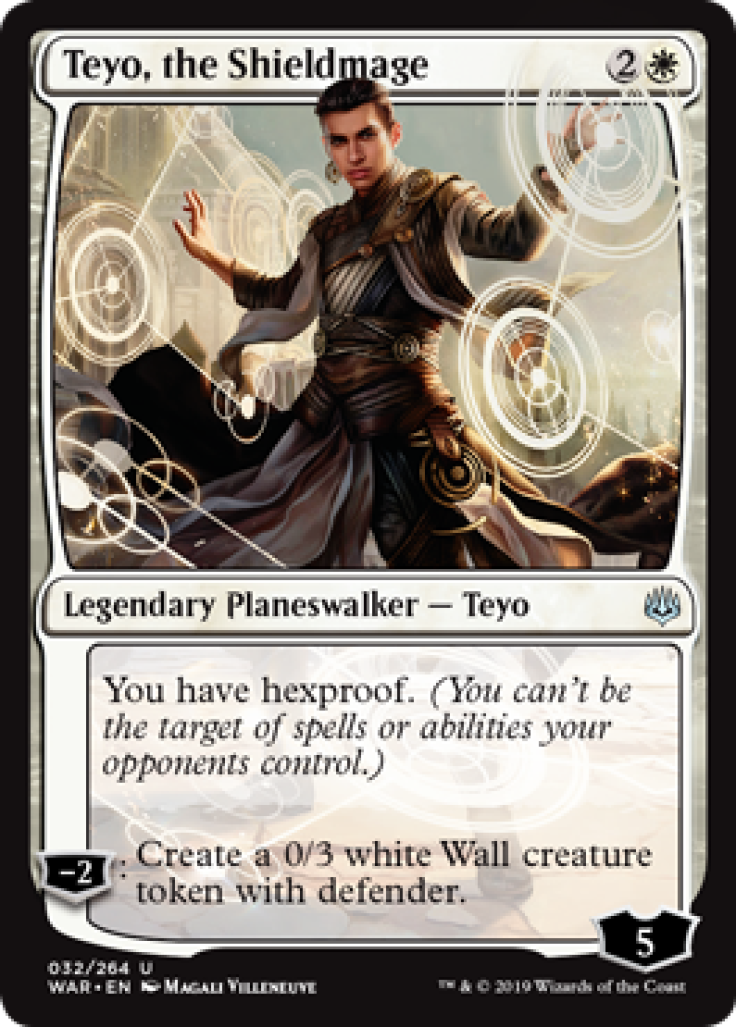 Teyo the Shieldmage is one of the new uncommon Planeswalkers