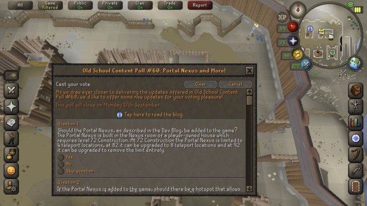Old School Runescape’s Player Input Polls have helped shape the game into what it is now.
