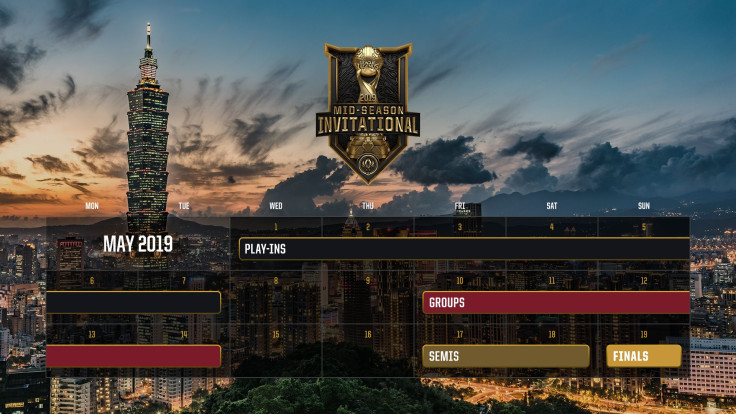 MSI 2019: Tournament Format