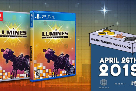 Lumines Remastered is getting a physical release on the Switch and the PS4, courtesy of Limited Run Games.