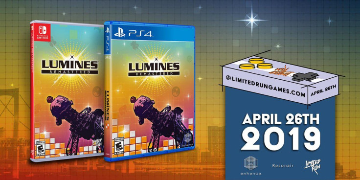 Lumines Remastered is getting a physical release on the Switch and the PS4, courtesy of Limited Run Games.