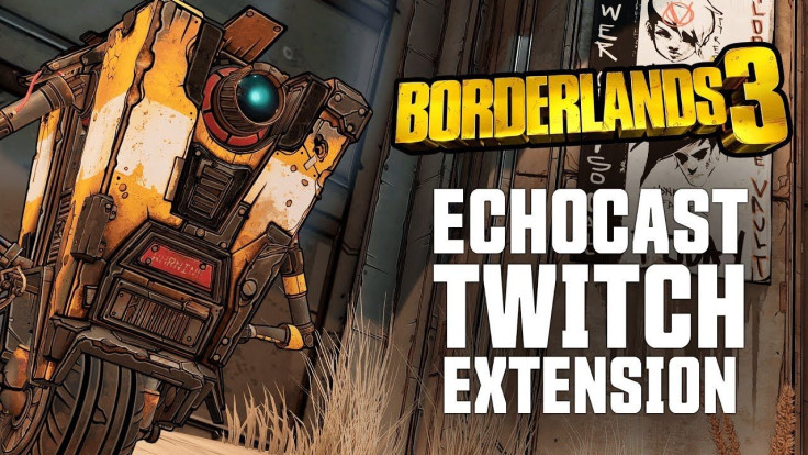 The ECHOcast extension rewards players for viewing and participating in Twitch streams livestreaming Borderlands 3.