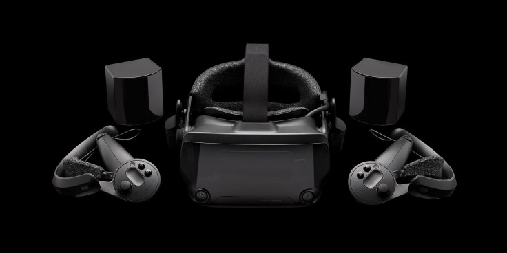 The full Valve Index VR kit includes the headset, the Kunckles controllers plus two base stations.
