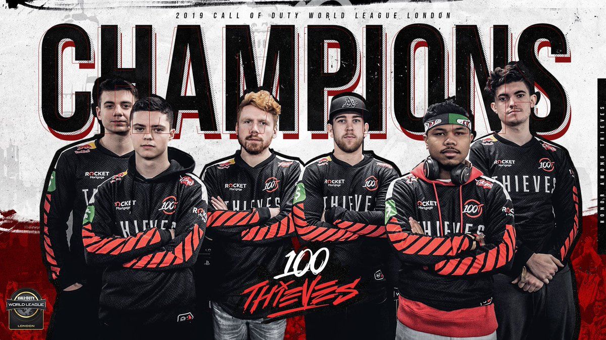 100 Thieves Wins Call of Duty: Black Ops 4 CWL London 2019