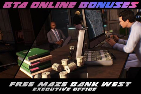 Get a free Maze Bank West Executive Office this week in GTA Online