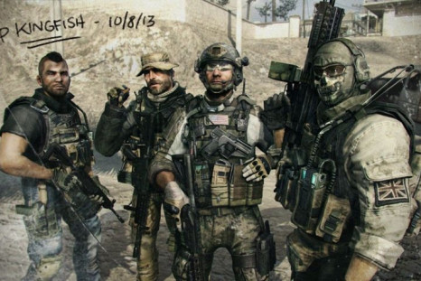 Members of Modern Warfare 2's Operation Kingfish (from L to R): Soap, Price, Sandman and Ghost.