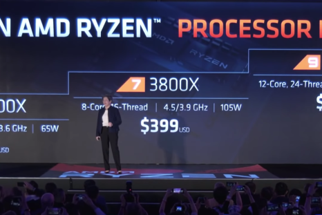CEO Lisa Su formally announces the Zen 2 lineup of chips for AMD.