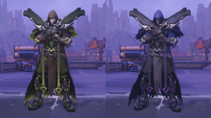 Reaper and two of his Overwatch skins.