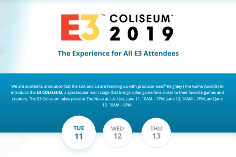 The full schedule for E3 Coliseum has been announced.