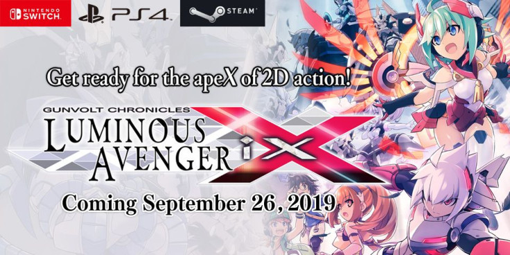Gunvolt Chronicles: Luminous Avenger iX gets a September 26 release date on the PC, Switch and PlayStation 4.