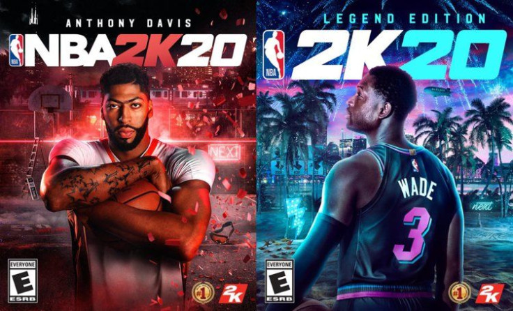 NBA superstars Anthony Davis and Dwayne Wade are the official covers for NBA 2K20.