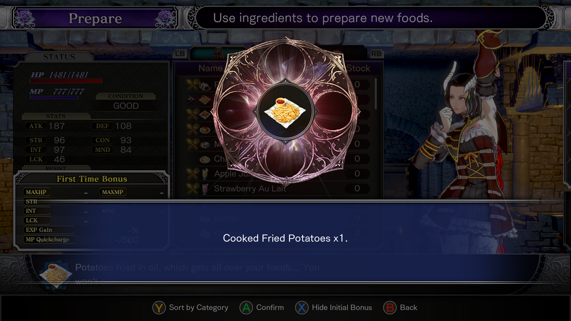 Bloodstained Ritual Of The Night An Introduction To Cooking, Plus