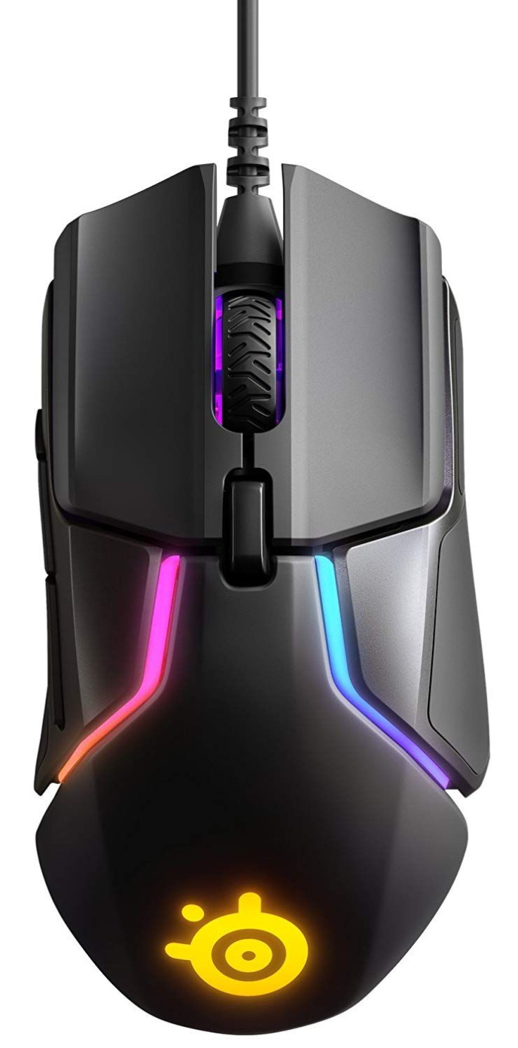 Control your characters through the Steel Series Gaming Mouse.