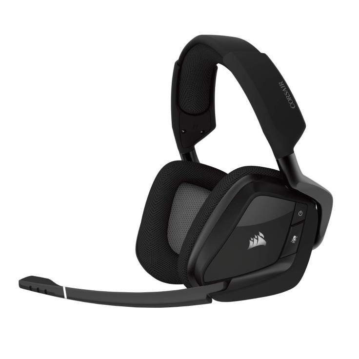 Enjoy excellent audio with the CORSAIR Wireless Headset.
