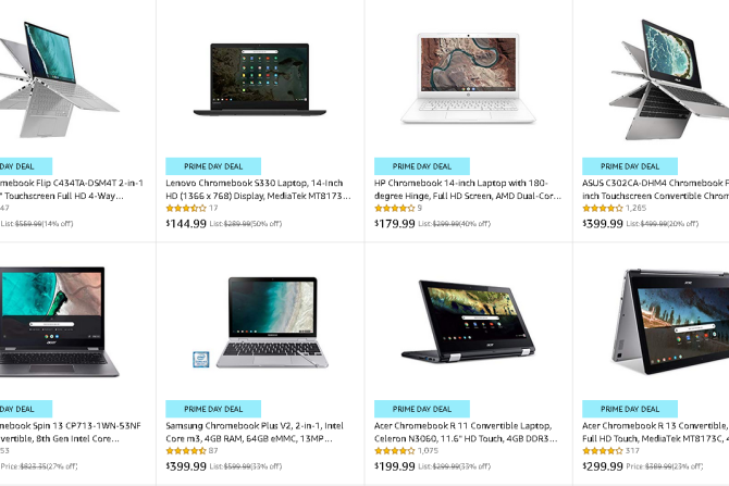Enjoy the best chromebook deals in Amazon Prime Day 2019.