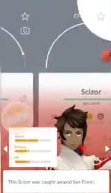 New battle and appraisal system in Pokémon GO.