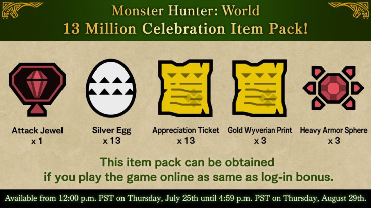The 13 Million Celebration Item Pack is full of valuable in-game items.