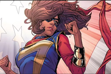 Ms. Marvel's alter-ego, Kamala Khan, was spotted during the extended gameplay reveal of Marvel's Avengers at SDCC 2019.
