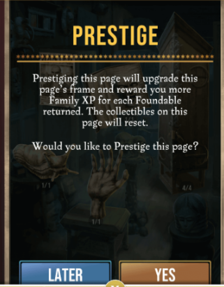 Prestige System