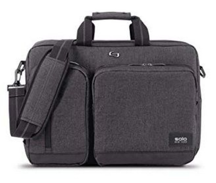 Bring along this hybrid briefcase.