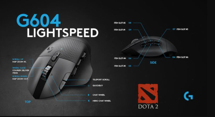 Introducing G604 LIGHTSPEED, a wireless gaming mouse specifically designed for Dota 2 fans.