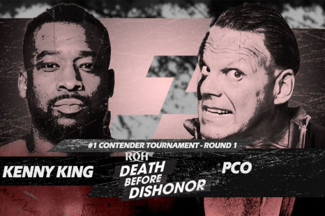 Kenny King faces off against PCO in the first round of the Number One contenders tournament at Death Before Dishonor