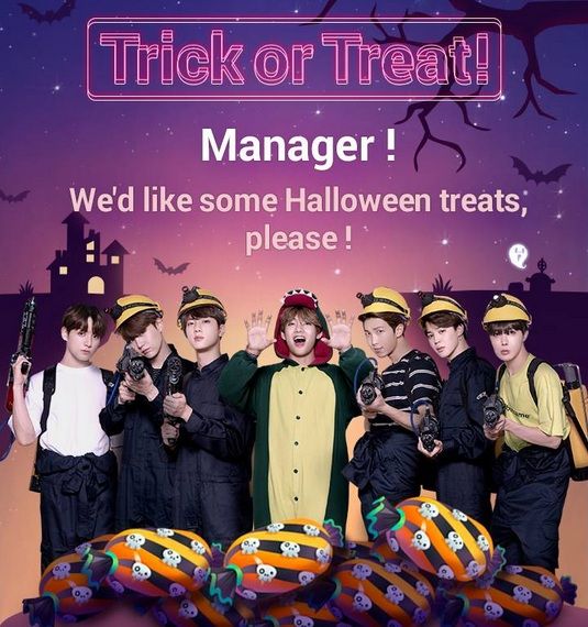 Enjoy Halloween with your favorite member.