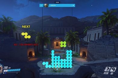 Yup, that's right - playing Tetris is very possible in Overwatch.