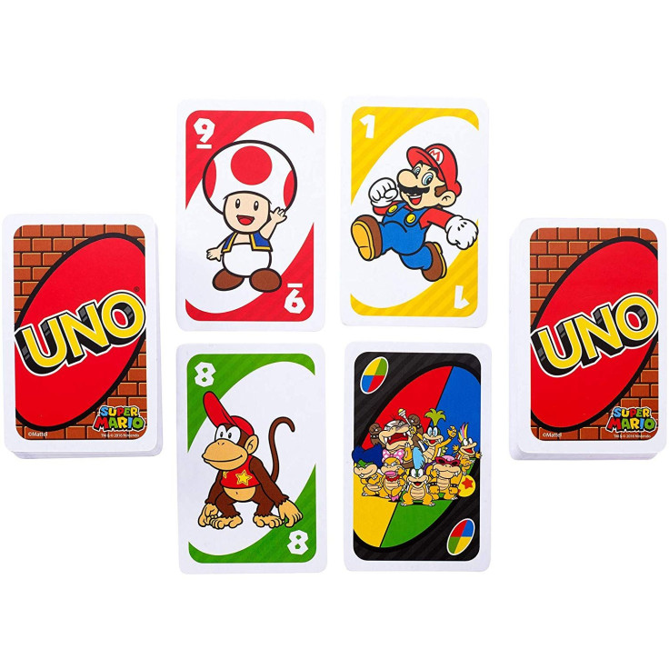 Super Mario Uno Cards