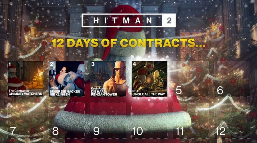 Hitman 2 Releases First Batch Of The 12 Days Of Contracts