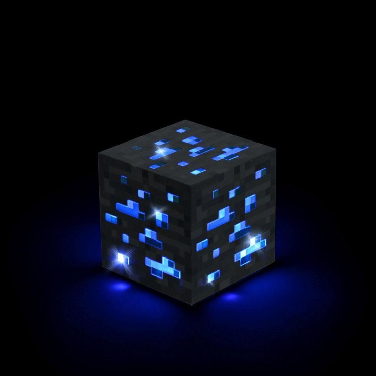 Minecraft Light-Up Blue Stone Ore