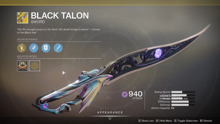 D2 power sword