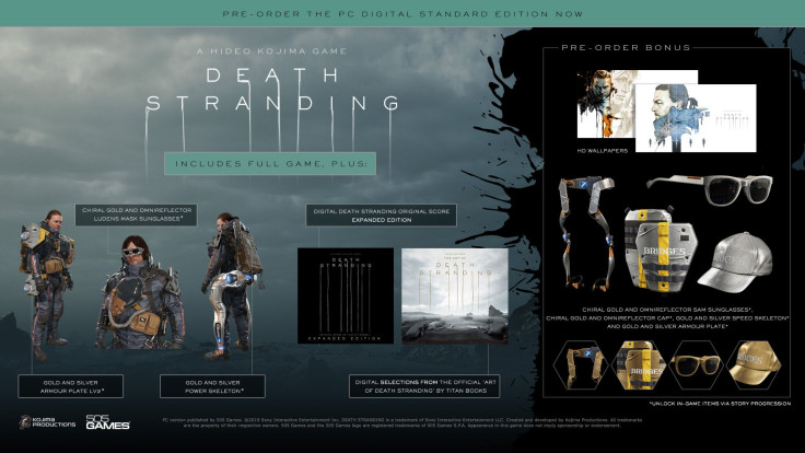 Death Stranding Bonuses