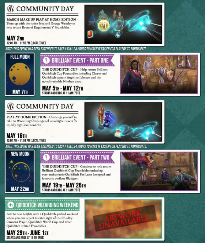 Here's what's happening this May.