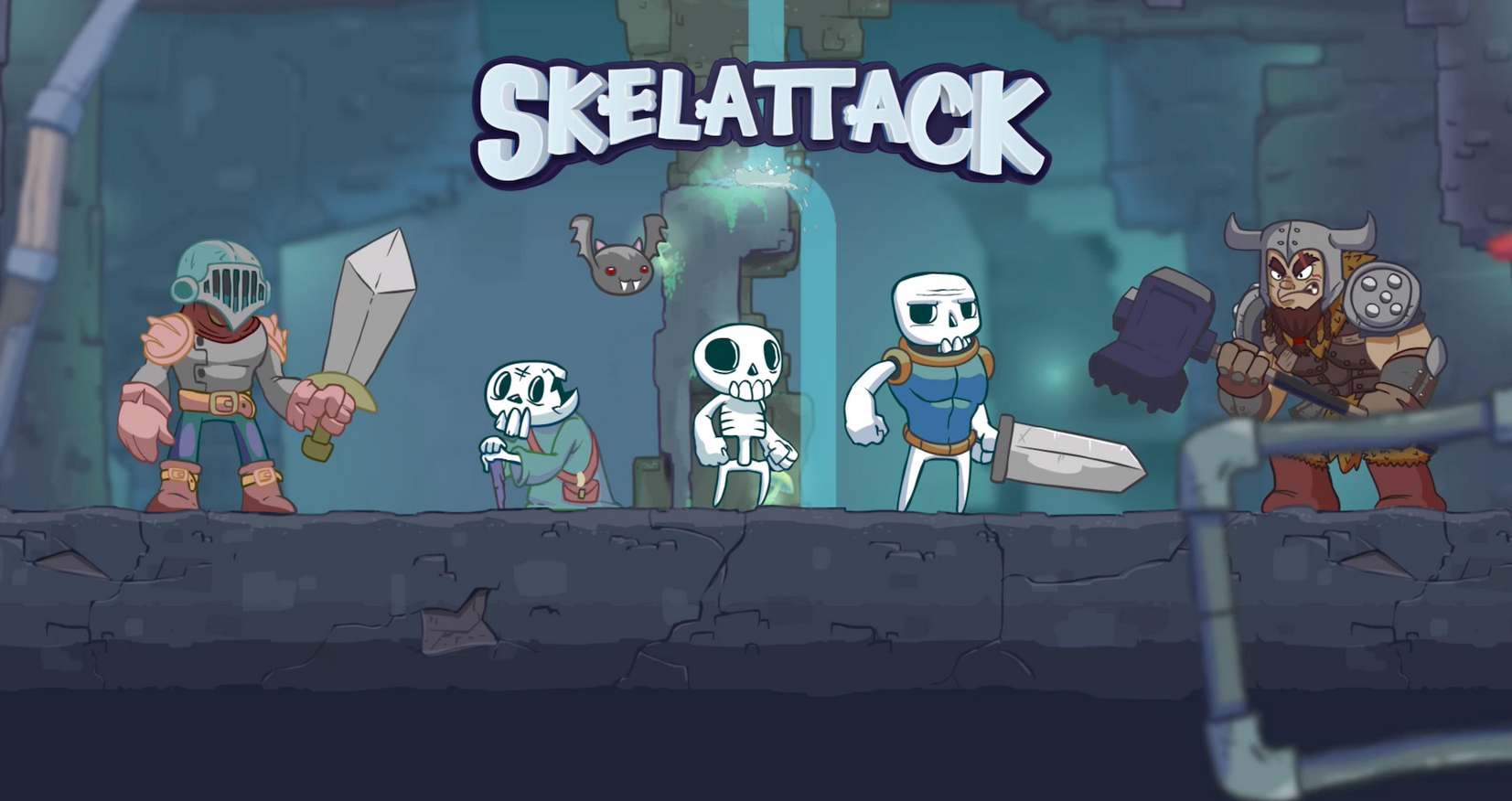 Konami's Action Platformer Skelattack Is Now Available For PC And