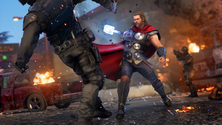 The God of Thunder doesn't play that big a role in the demo for Marvel's Avengers