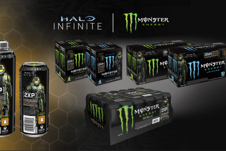 Halo Infinite Themed Monster Energy Drinks
