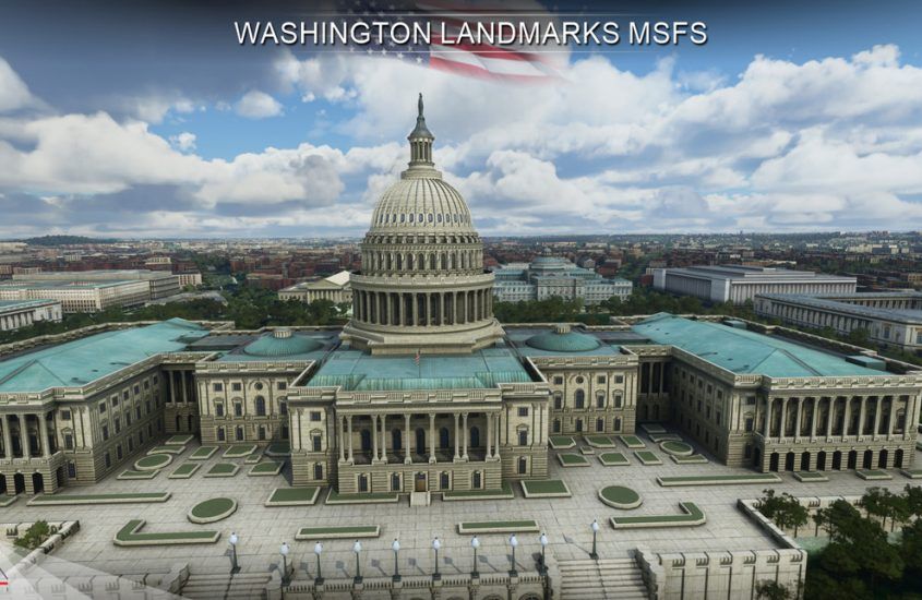 Microsoft Flight Simulator Gets Improved Washington Landmarks Via Mods