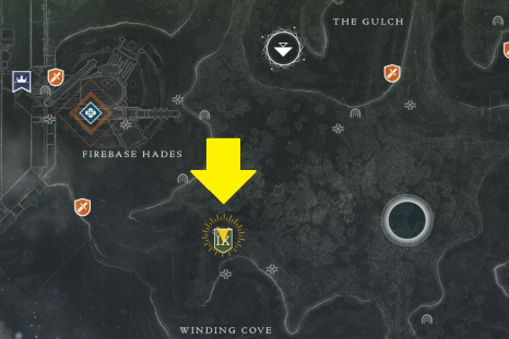 Xur on the EDZ at Winding Cove.