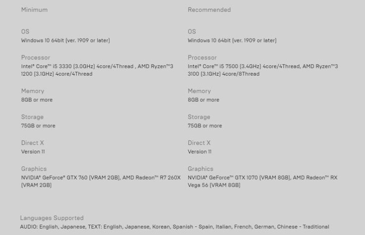 System Requirements