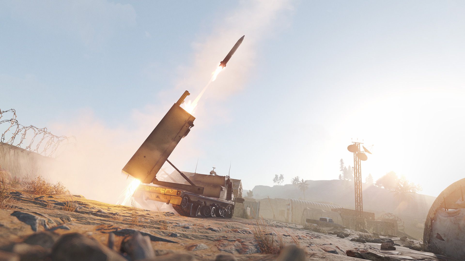 Rust November 5 Update Introduces the Military Desert Base and MLRS